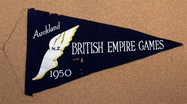 Image: 1950 Auckland British Empire Games pennant