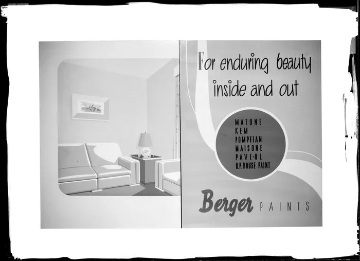 Berger Paints display panels