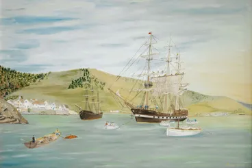 Image: "Home on the Ebb Tide"