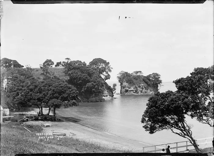 View of Waiake Beach, Torbay, Auckland