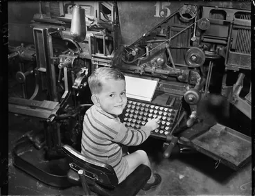 Image: Evening Post Christmas card for 1951