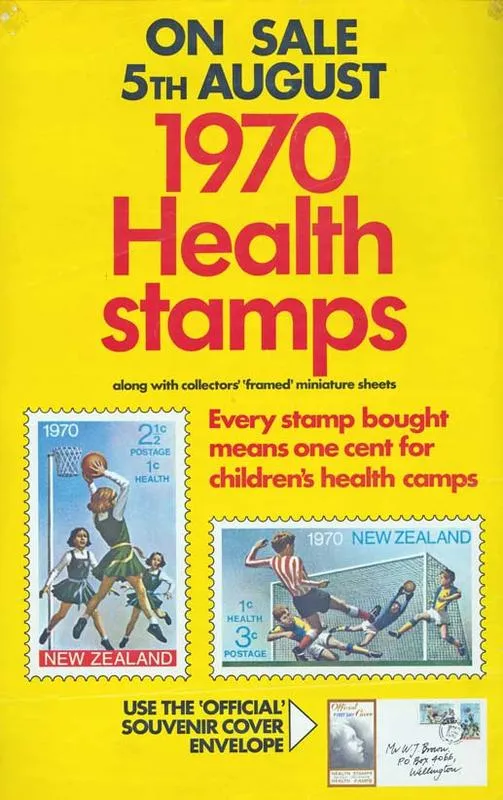 1970 Health Stamps. "Every Stamp Brought ..." [poster]