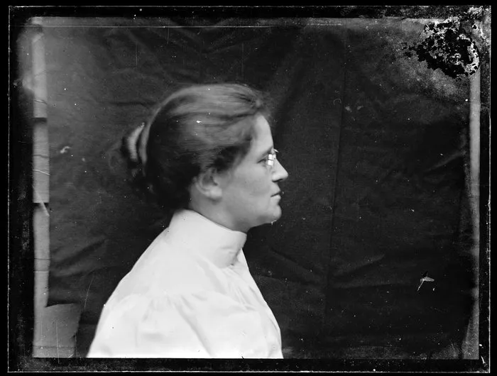 Profile portrait of Cybele Ethel Kirk