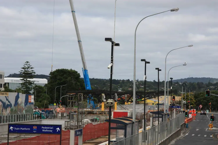 New Lynn Railway Station Construction, 2010