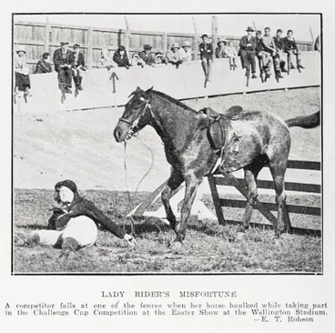 Image: Lady rider's misfortune