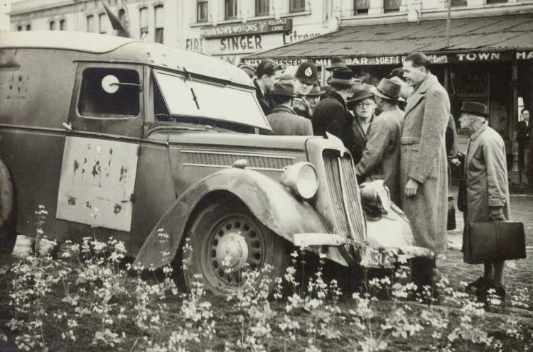 Victory celebrations, Auckland, 1945