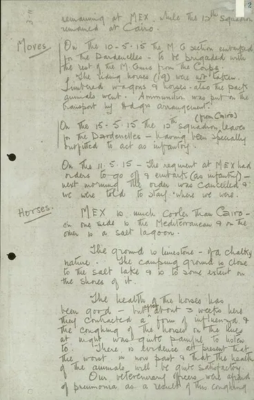 Image: Horses at Gallipoli, 1915