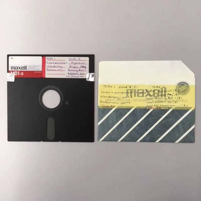 Floppy Disk Compilation of Games for Commodore 64