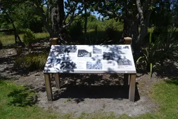 Image: Interpretation board for Anzac horses