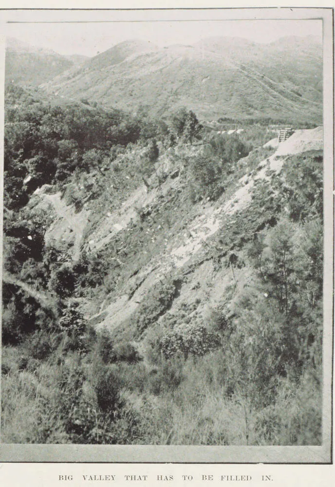 Big valley that has to be filled in