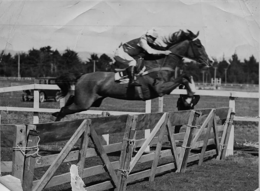Hurdle Jumper at Foxton Racecourse
