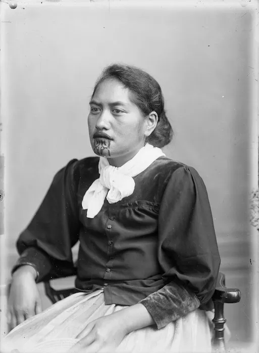 Maori woman from Hawkes Bay district