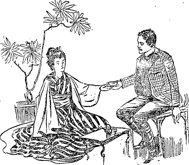 The Japanese domestic servant is ac customed to fulfil dirties which do not fall to the lot of her class in England. (Auckland Star, 03 January 1903)