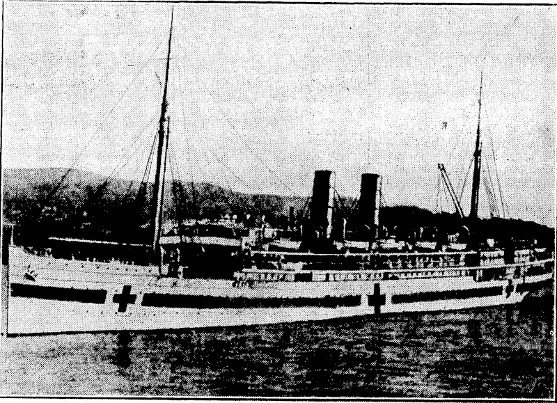 WAR SERVICE OF-A NEW ZEALAND STEAMER.Â—The Union Steam Ship Company's well-known steamer Maheno, as she appeared when being used during the Great War as a hospital ship. The Maheno has been sold to Japan for scrapping, and is shortly to be towed to a Japanese port by the Oonah, . which has also been sold for the same purpose. (Evening Post, 19 June 1935)