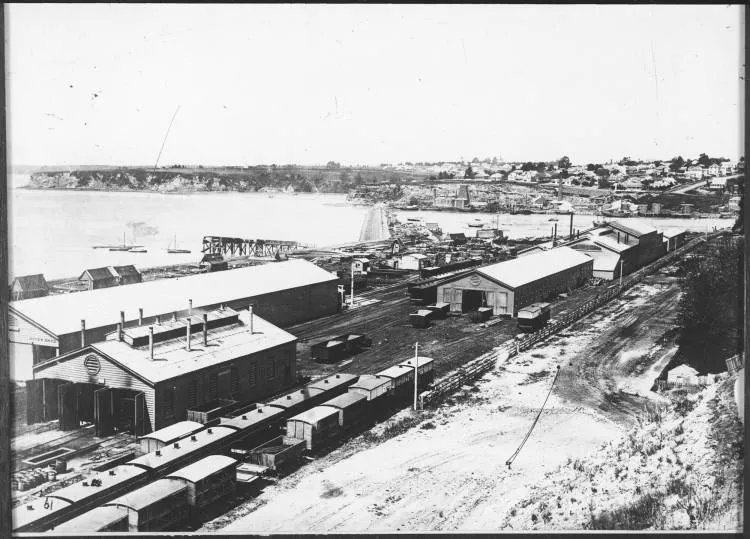 Railway Sheds and Mechanics Bay reclamation