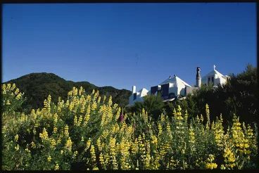 Image: Ian Athfield's bach at Awaroa Bay, Tasman District