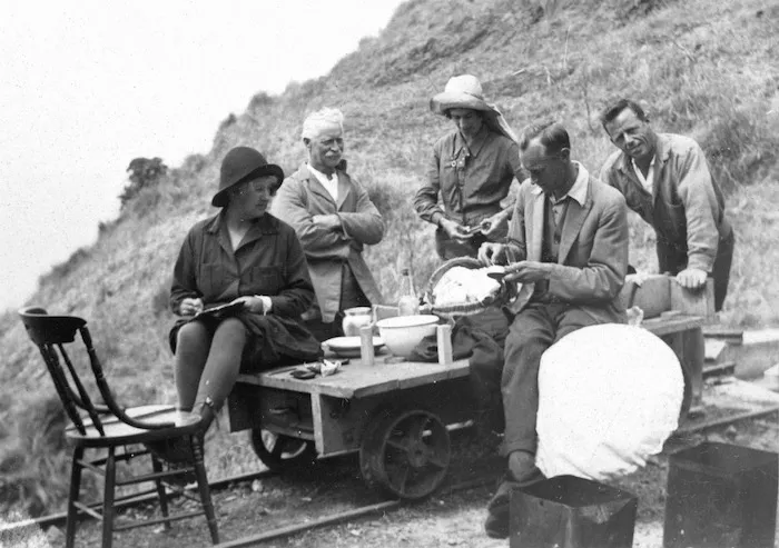 From left; Perrine Moncrieff, Mr Martin, Mrs Claasen, Mr Gourlay, Mr Osborne (?).