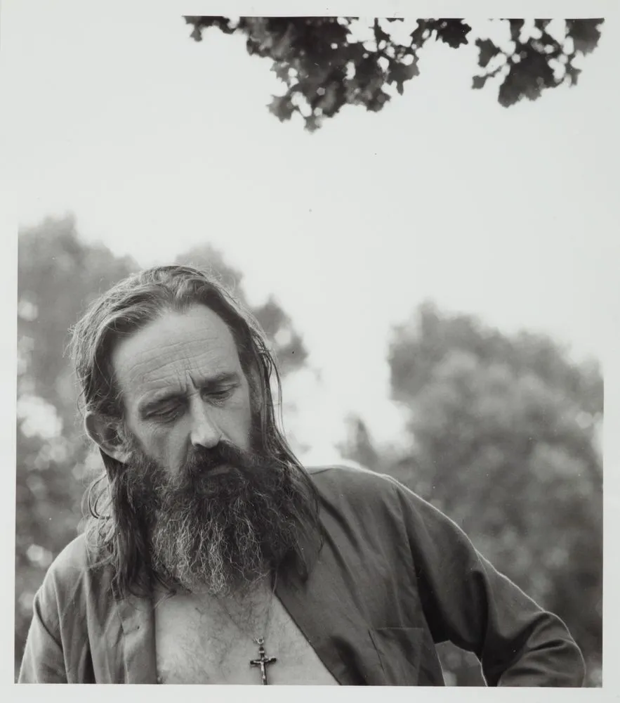 James K Baxter at Horo Horo Students' Camp. From the series: Notes on the country I live in