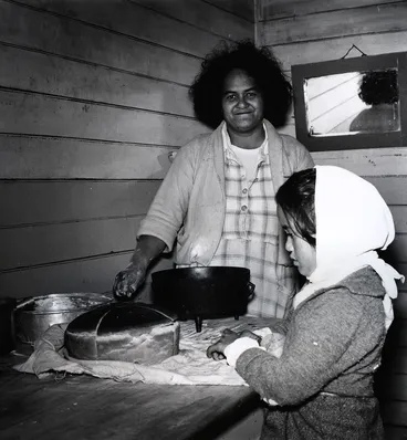 Image: It is a beautiful golden colour when it comes out of the oven. From the series: Washday at the pa