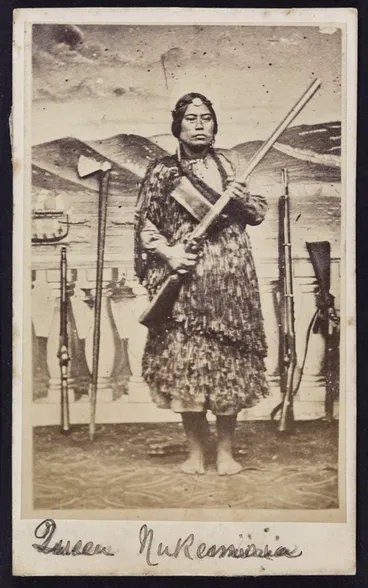 Image: Peyman, Benjamin, 1823/24-1897 :Portrait of Victoria `Queen' of the Nukumaru