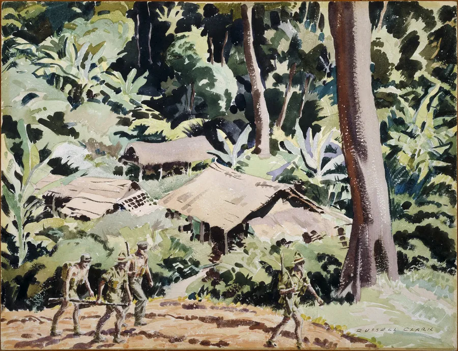 Deserted Japanese road makers camp, New Caledonia