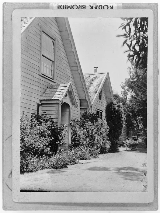 Exterior of William Colenso's house in Napier
