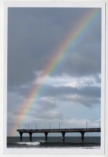 Image: Rainbow at the Pier