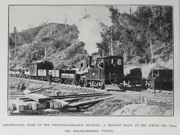 Image: Construction Work On The Stratford-Ongarue Railway