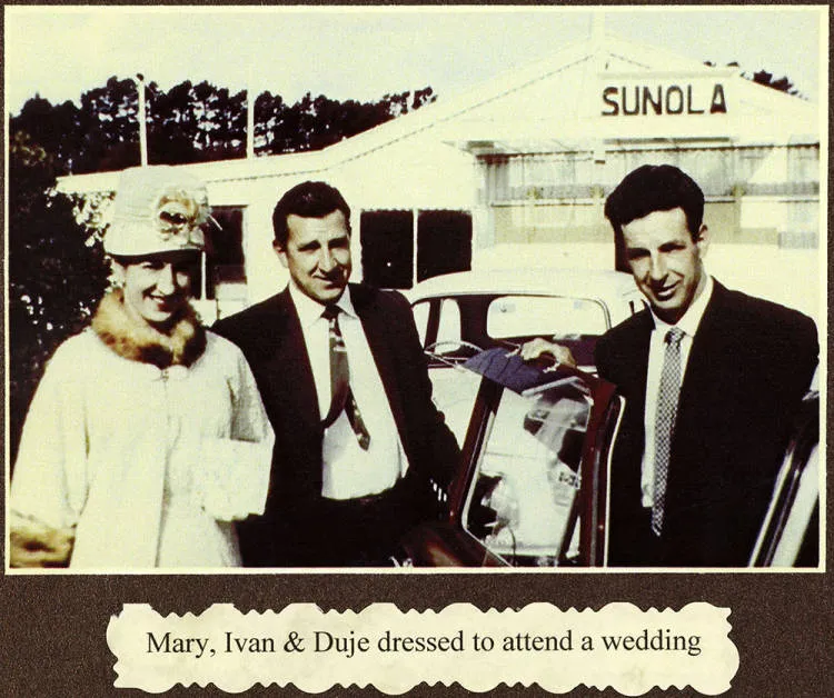 Mary, Ivan and Duje Nola.