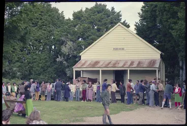 Image: Māori Land March, Porowini whare tūpuna, Ōtiria Marae