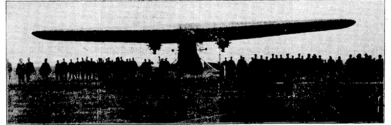 The airplane Southern Cross, which Is expected to leave the aerodrome at Richmond, Sydney, at 6 o'olock this evening (Australian time) for the flight across the Tasman Sea to Chrlstchurch, arriving at the latter city early to-morrow afternoon. j (Evening Post, 01 September 1928)