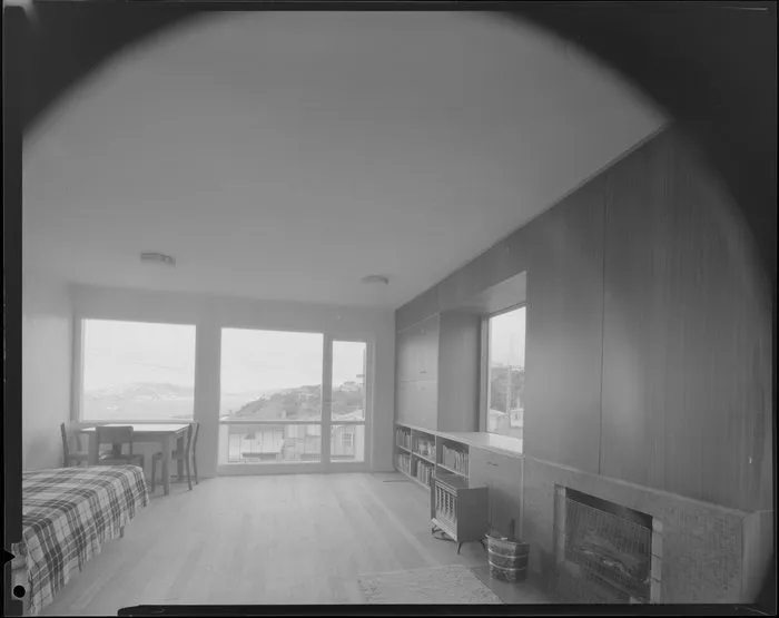 Living room, Mallard house, 44 Lotua Street, Wellington