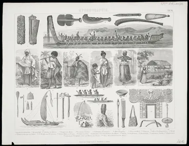 Image: Artist unknown :Ethnographie. Taf 6. Druck und Verlag von F A Brockhaus in Leipzig [1874?]