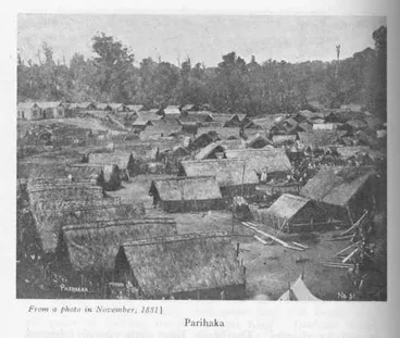 Image: From a photo in November, 1881] — Parihaka