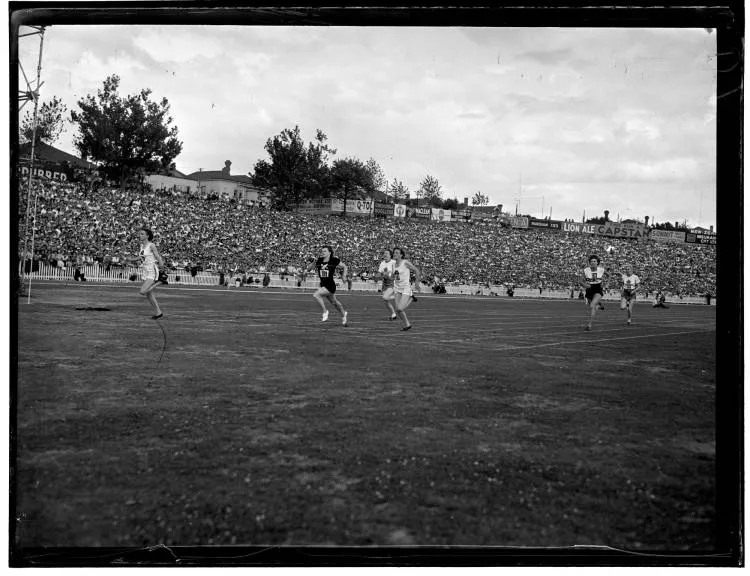 British Empire Games, Women's 100 yards heats, Eden Park, 1950