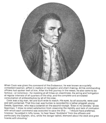 Image: Engraving of Captain James Cook