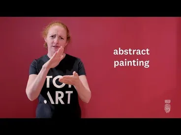 Image: How to sign art words in New Zealand Sign Language