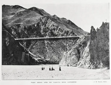Image: WAIAU BRIDGE, OVER THE WAIAU-UA RIVER. CANTERBURY