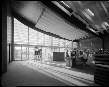 Image: Gisborne Public Library interior