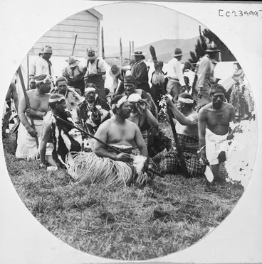 Image: Ross, Malcolm, 1862-1930 :Warriors of Tuhoe land