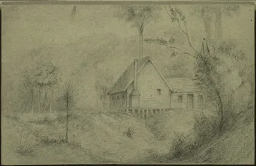 Image: Swainson, William, 1789-1855 :[Hawkshead, Hutt Valley home of William Swainson. 184-]