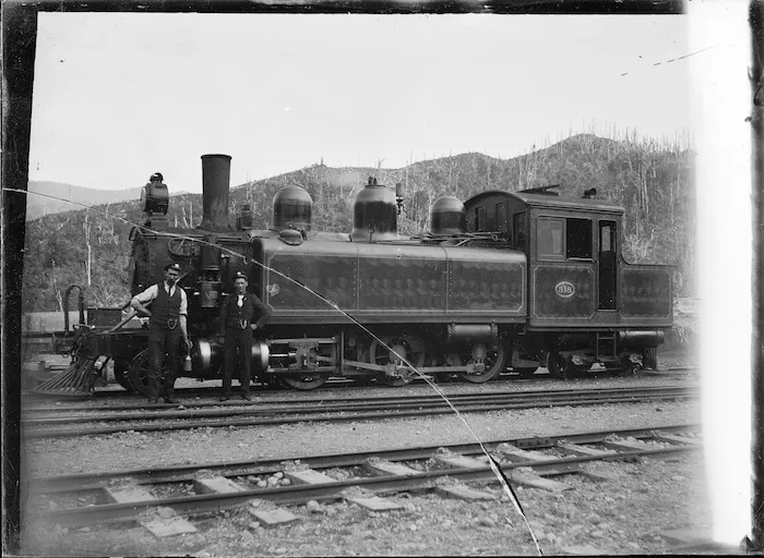 Wd class steam locomotive (NZR number 318, 2-6-4T type)