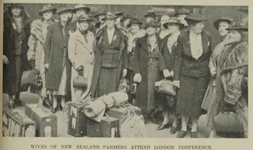 Image: Wives of New Zealand farmers attend London conference