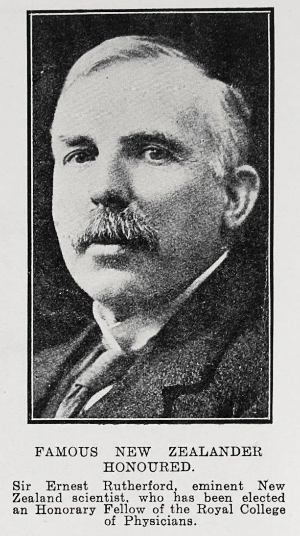 Famous New Zealander Honoured: Sir Ernest Rutherford