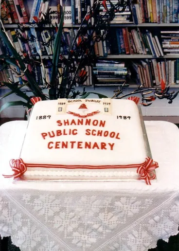 Image: Shannon School Centennial Cake 1989