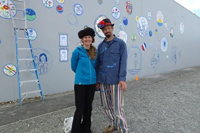 All Right? Tape Art Photograph 95