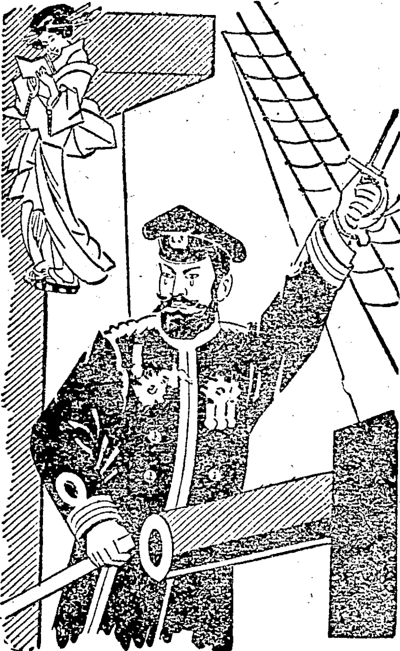 ADMIRAL TOGO, As portrayed by a Japanese artist (Wanganui Chronicle, 02 July 1904)
