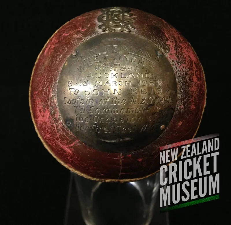 1956 New Zealand v West Indies, Eden Park Test ball
