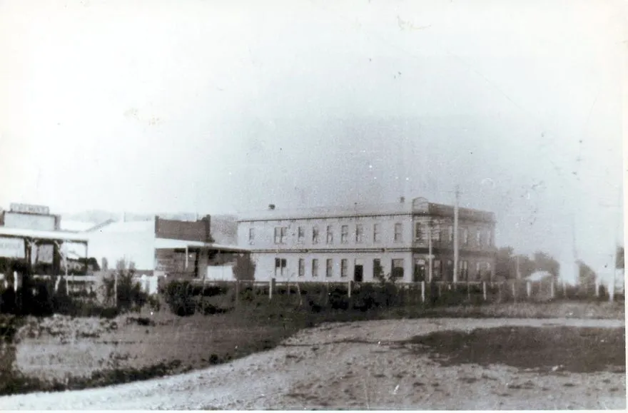 Club Hotel & shops on Plimmer Terrace, c.1920's
