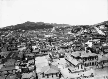 Image: Part 2 of a 3 part panorama of Newtown, Wellington